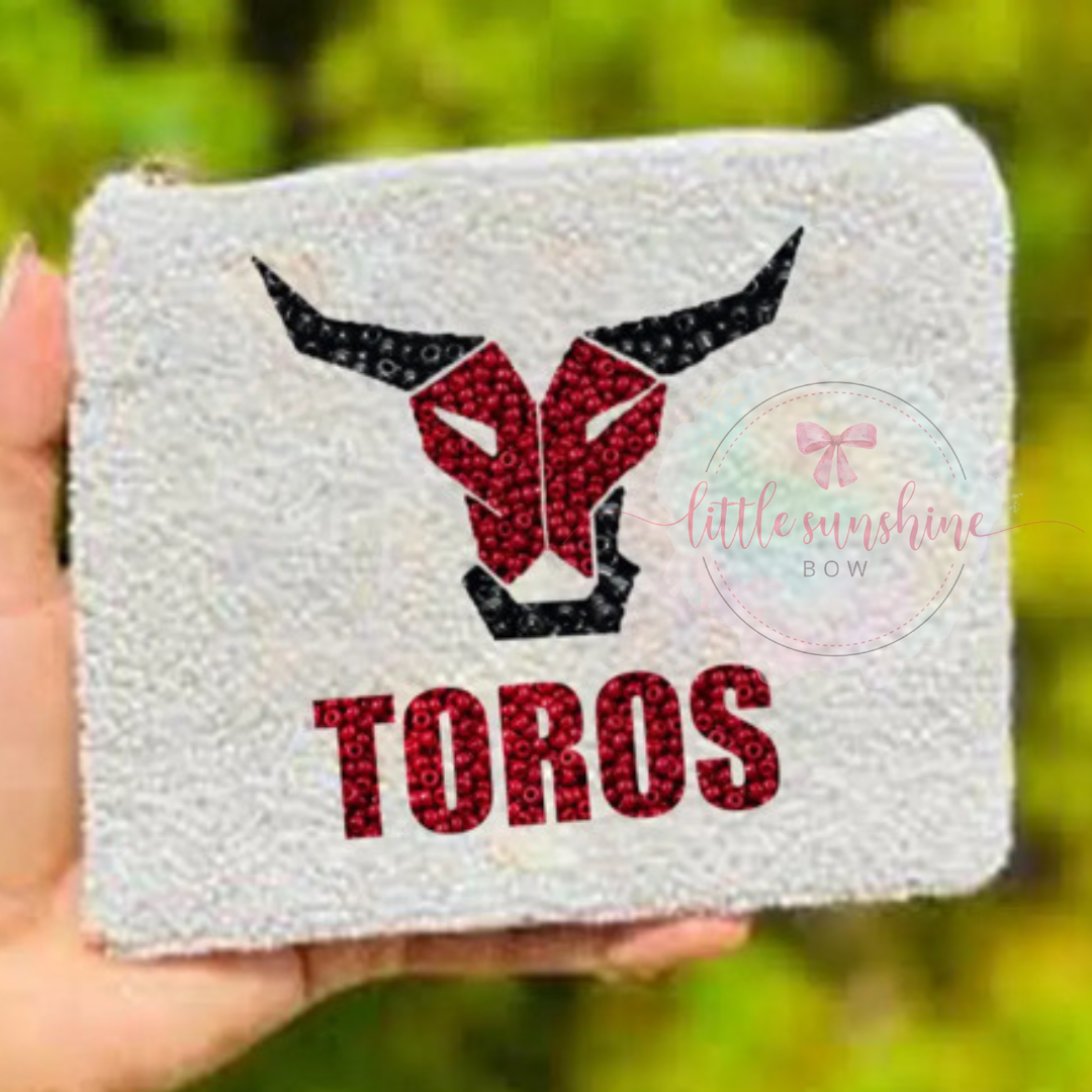 **PREORDER** Beaded Toros Coin Purse